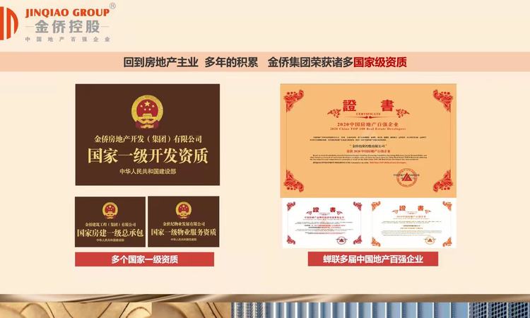 金侨瑞公馆楼盘证照