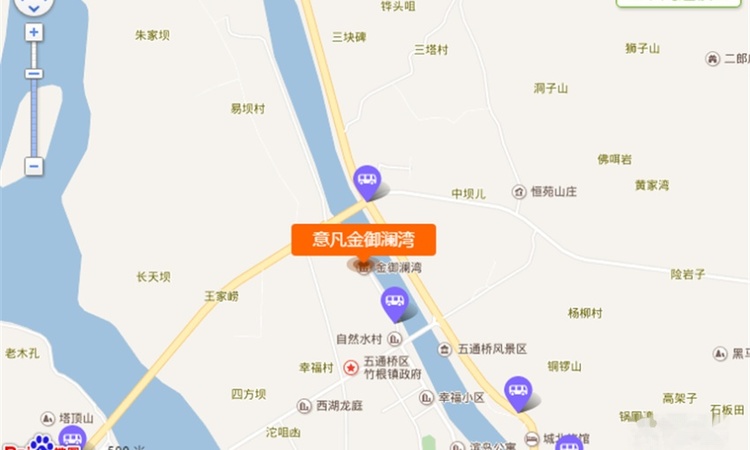 意凡·金御澜湾交通图