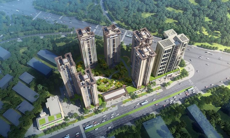 建实名都花园效果图