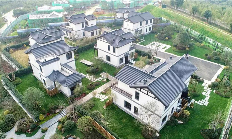 融创莫干溪谷实景图
