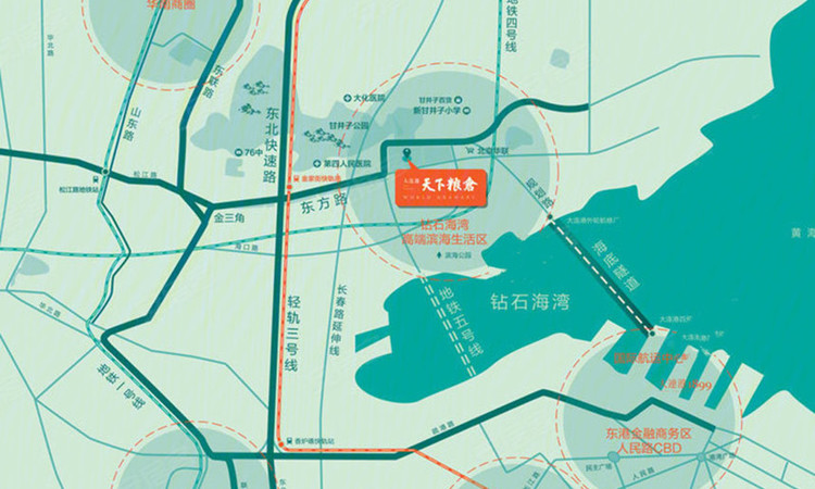 天下粮仓璞樾里交通图