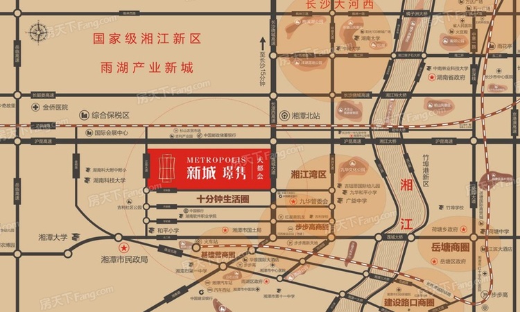 新城璟隽交通图