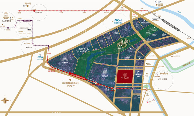 阳光城文澜府交通图