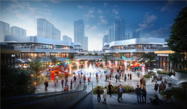 东部车城生活广场效果图