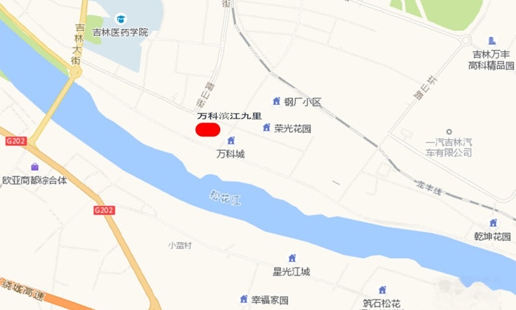万科滨江九里交通图