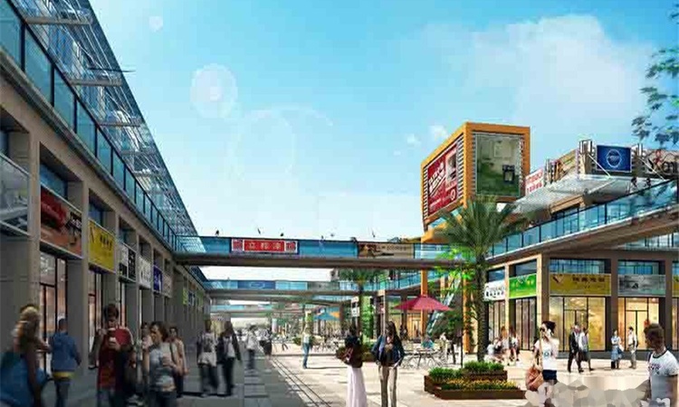 宏达国盛家居建材市场效果图