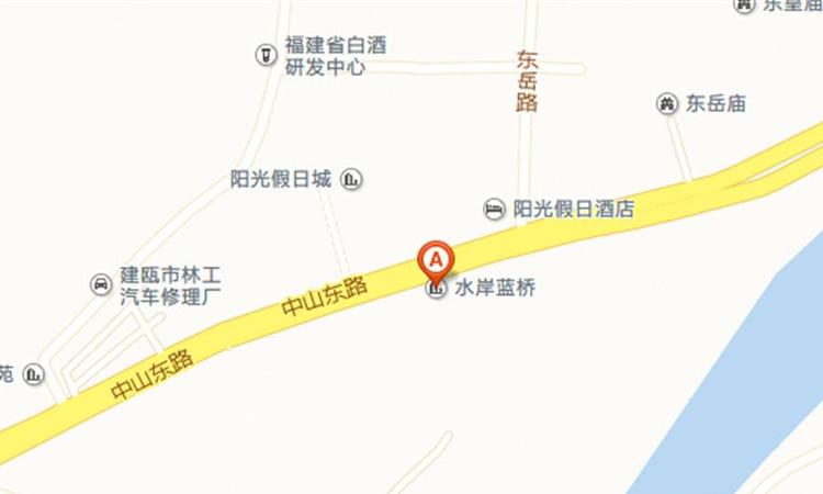 建瓯水岸蓝桥交通图