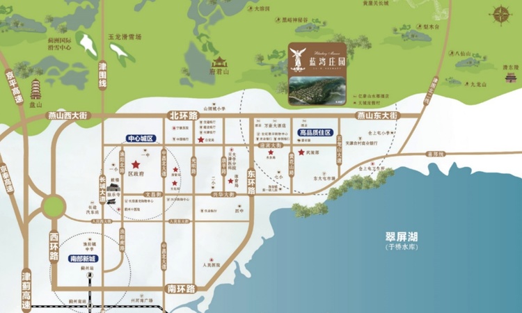 夏威夷蓝湾交通图