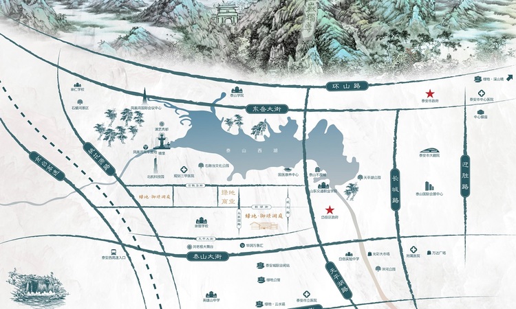 绿地•御璟澜庭交通图