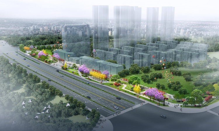 锦利滨湖国际社区交通图