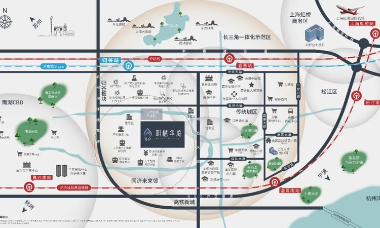 明樾华庭交通图