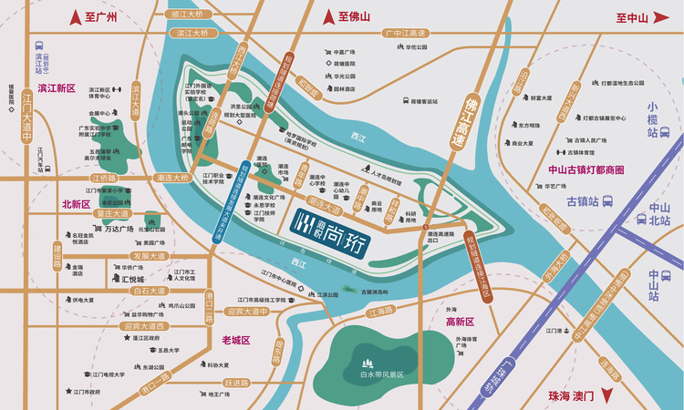 海悦尚珩交通图