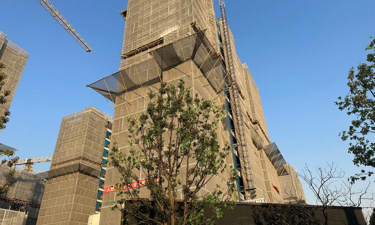 龙湖虹桥·青云阙施工进度图