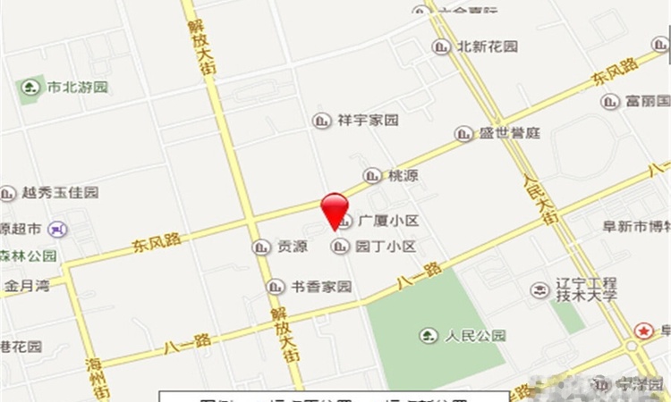 银通河畔花园交通图