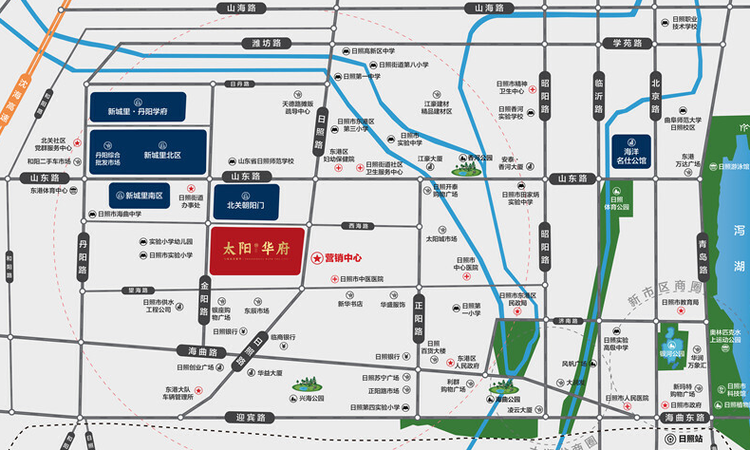 太阳华府交通图
