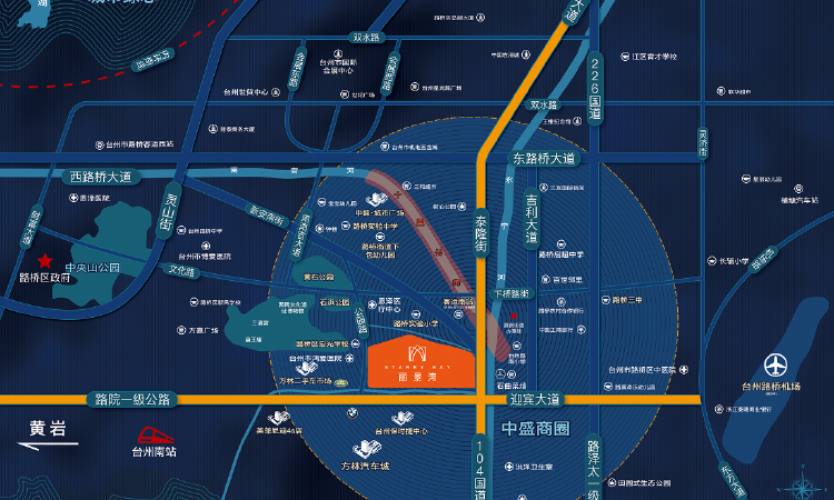 丽景湾交通图