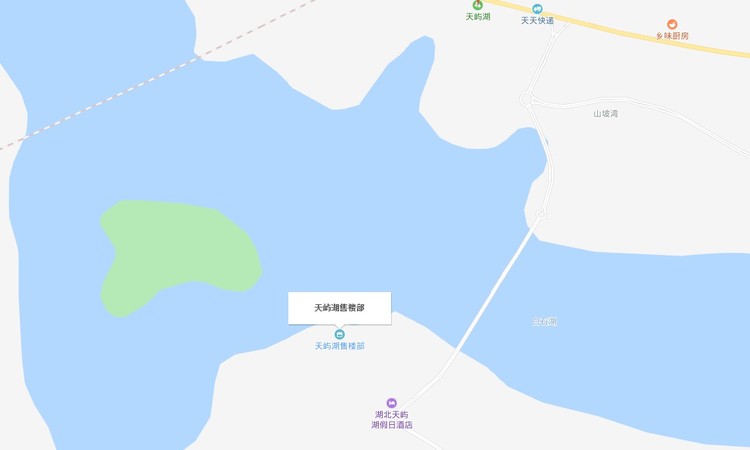 天屿湖交通图
