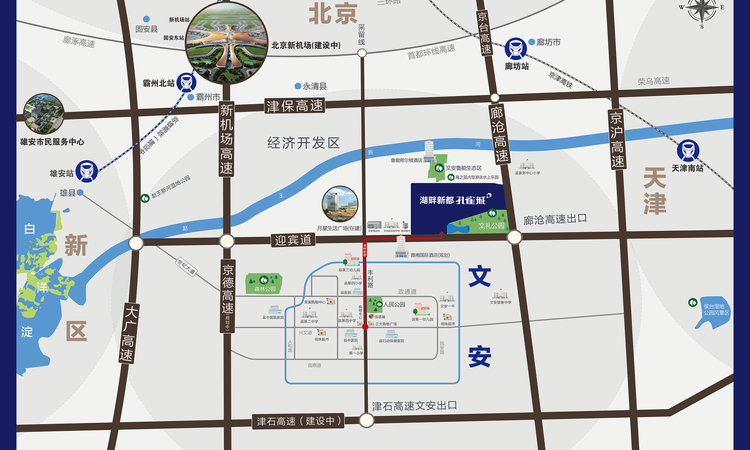 湖畔新都孔雀城交通图