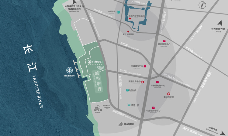 滨江玺·滨江道周边配套图
