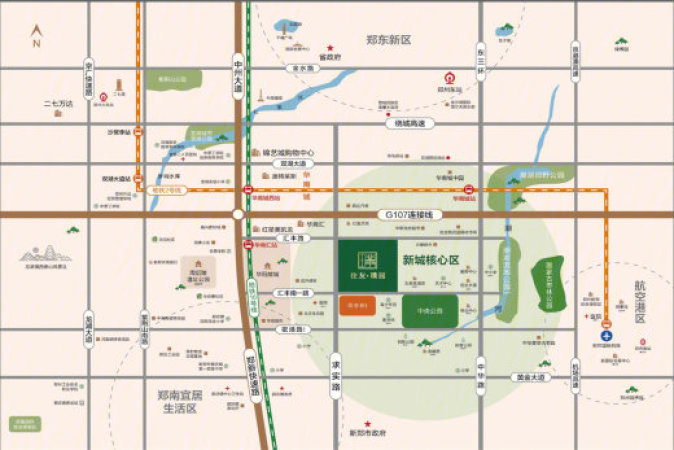 住友·璞园交通图