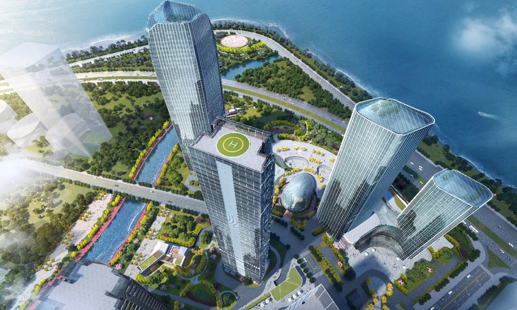 明园广场效果图
