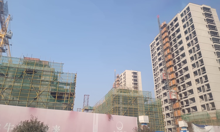 之江明月府施工进度图