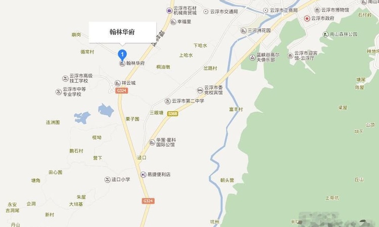 翰林华府交通图
