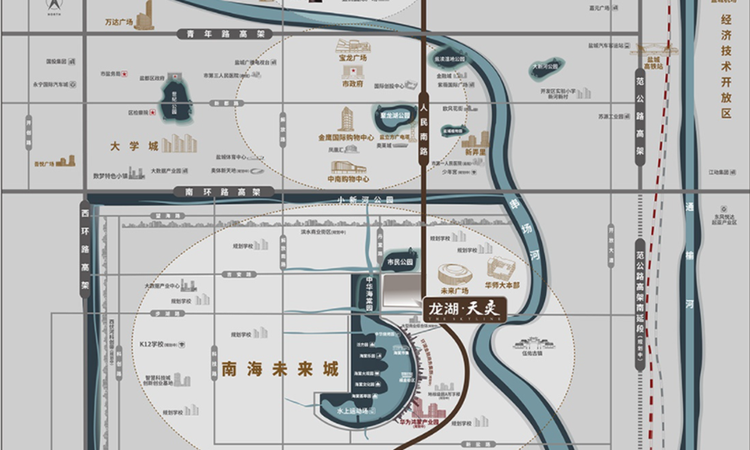  龙湖·天奕交通图