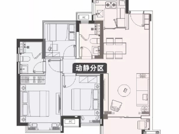 华侨城香颂楼层平面图