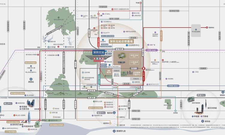 超核紫云府交通图
