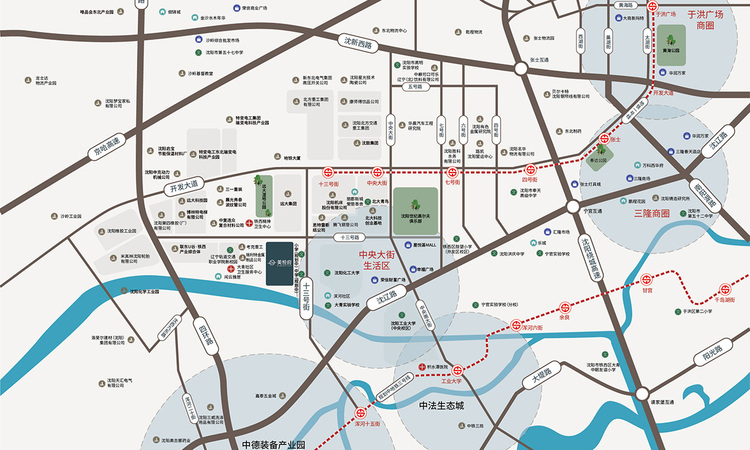 美悦府交通图