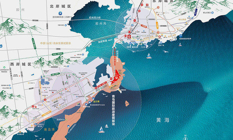 凤凰岛壹號交通图