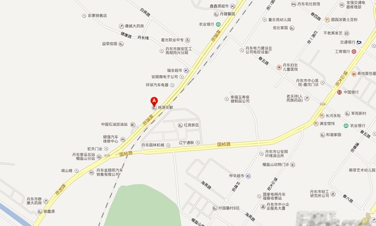 桃源花都交通图