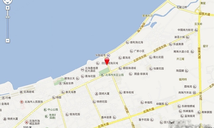 候鸟湾三期交通图