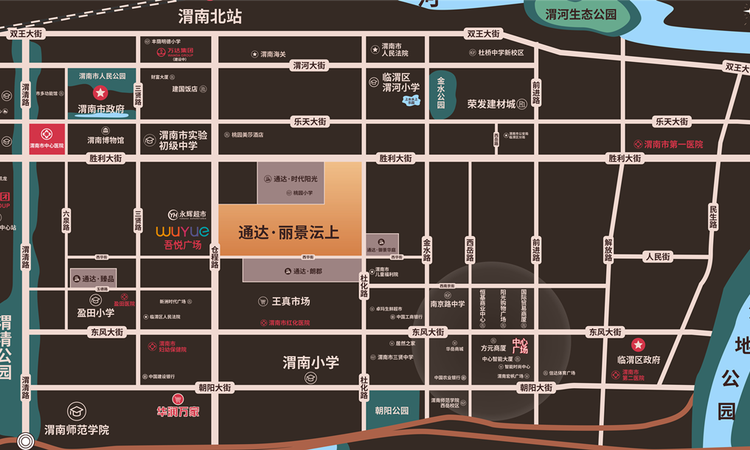 通达·丽景沄上交通图
