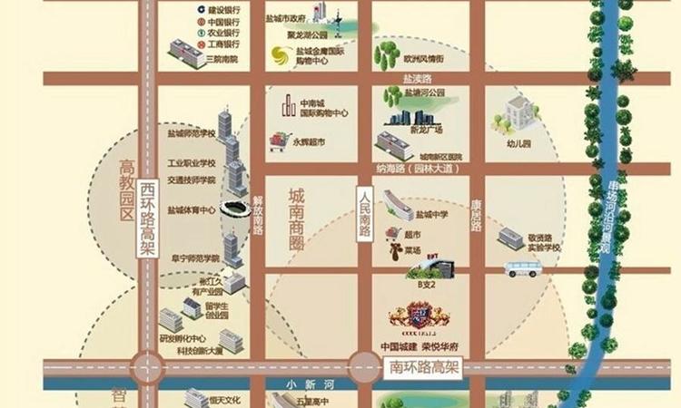 中城建·荣悦华府交通图