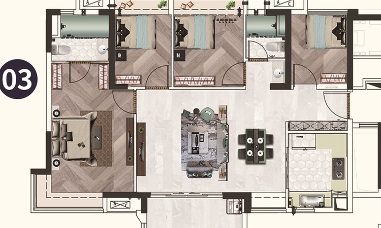 广佛保利城楼层平面图