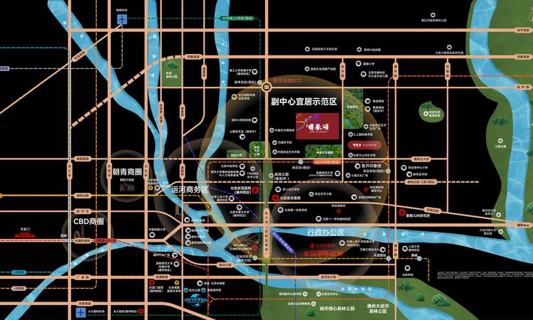 北京城建·国誉颂交通图