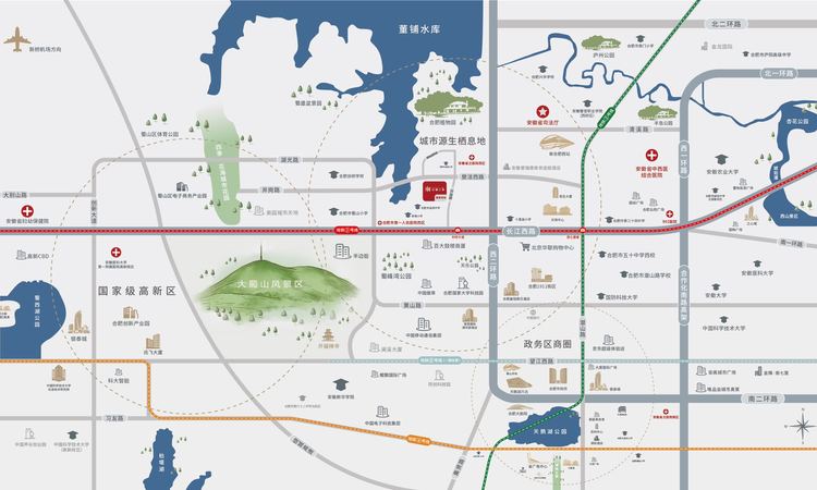 金隅中交山湖云筑交通图