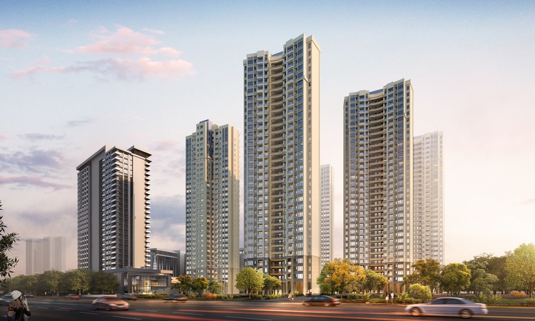 世荣峰景广场效果图