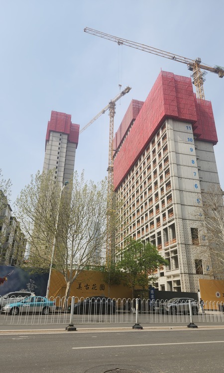 信达⠂格调美古花园施工进度图
