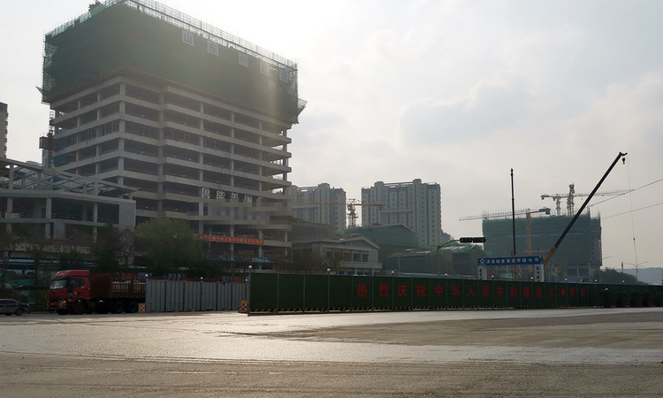 鲁能美丽汇施工进度图