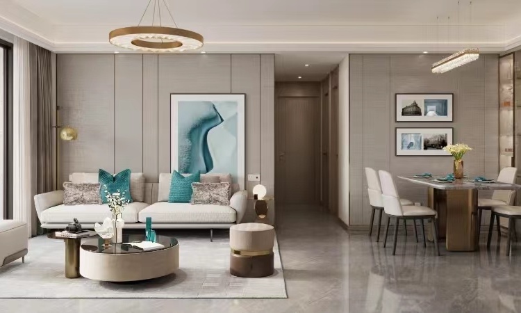 陕建名城映蓝样板间