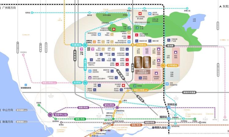 华润润晖府交通图