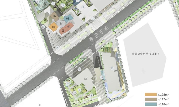 卓越柏奕府楼层平面图