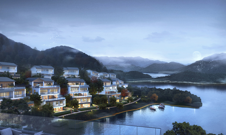 千岛鲁能胜地效果图