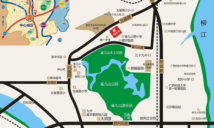 亚泰财富现代城周边配套图