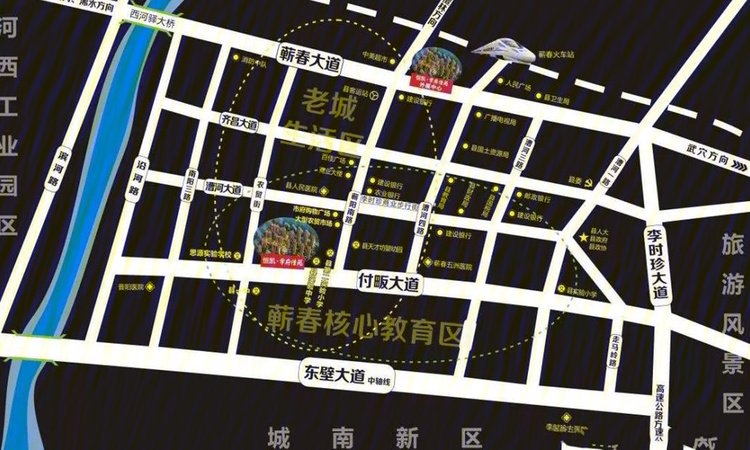 恒凯·学府佳苑交通图