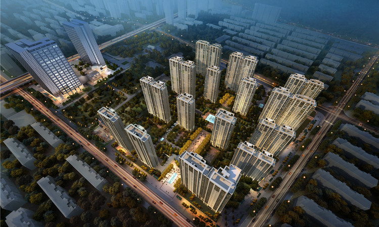 中冶德贤华府效果图