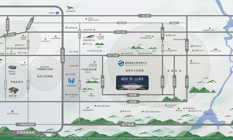 融创东山府交通图